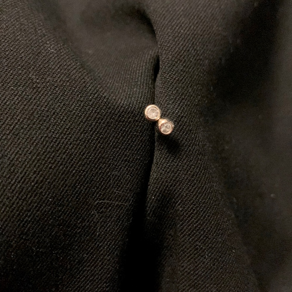 Mejuri White Sapphire Studs